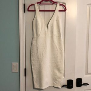 White sheath dress! Sexy and sophisticated!